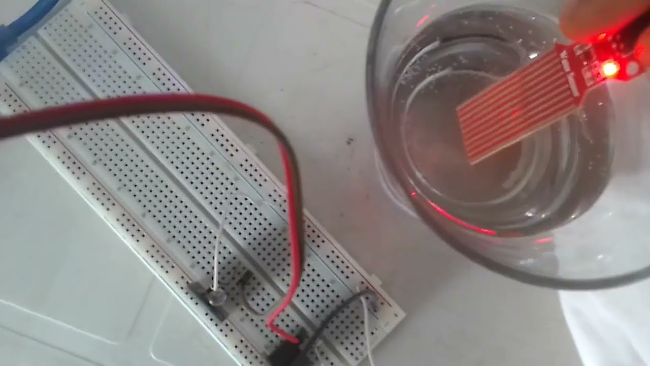 REGULATION DE NIVEAU D'EAU D'UN RESERVOIR CAPTEUR XKC Y25 ARDUINO