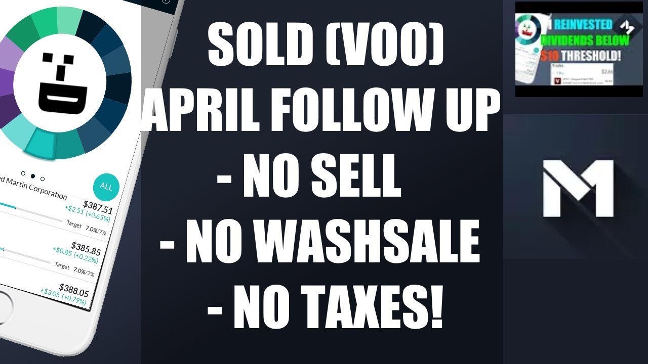 M1 Finance - No Taxable Event When Selling &amp; Reinvesting Dividends In April. - YouTube