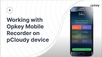 Working with Opkey Mobile Recorder on pCloudy device