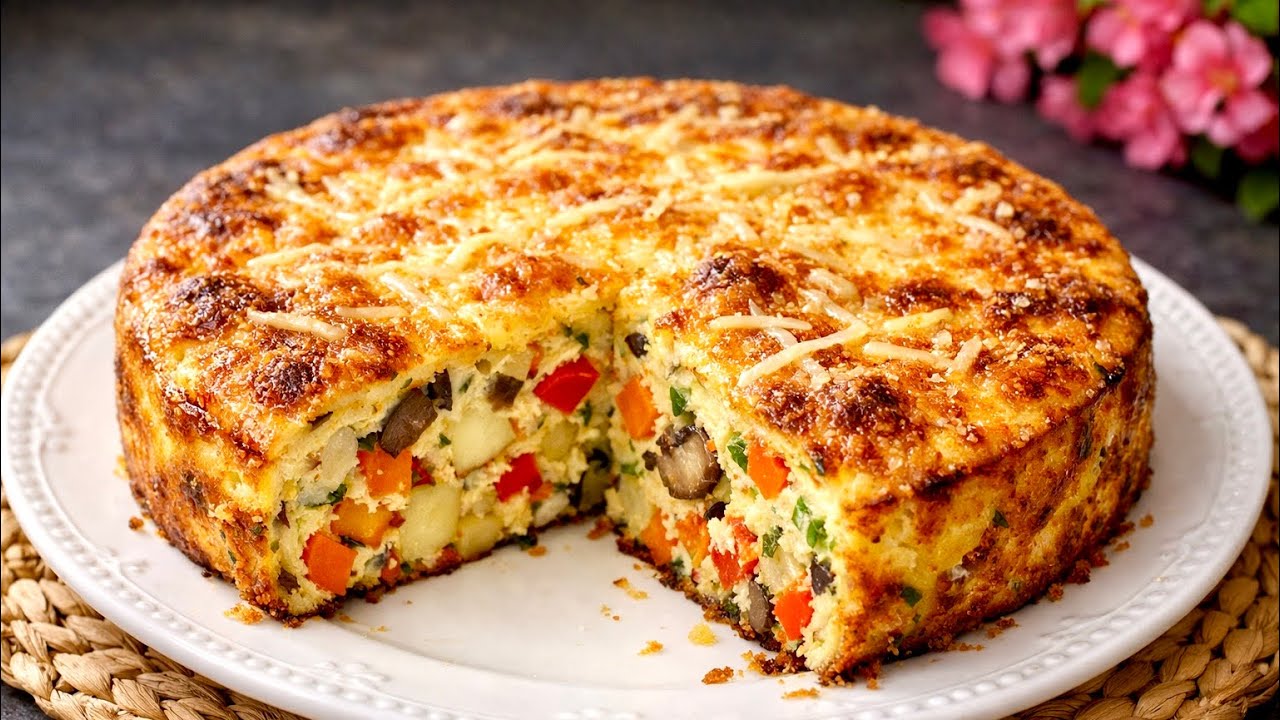 Gemüse mit Eiern schmeckt besser als Fleisch. Das ist ein wirklich leckeres Abendessen!