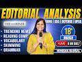 Editorial Analysis | 18th March, 2026 | Vocab, Grammar, Reading, Skimming | Nimisha Bansal