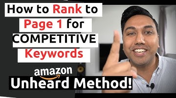 NEW METHOD Get Your MOST COMPETITIVE Amazon Keywords To Page 1! | FBA Keywords Unheard Method 2019