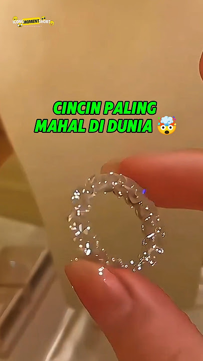 CINCIN PALING MAHAL DI DUNIA 🤯 #shorts
