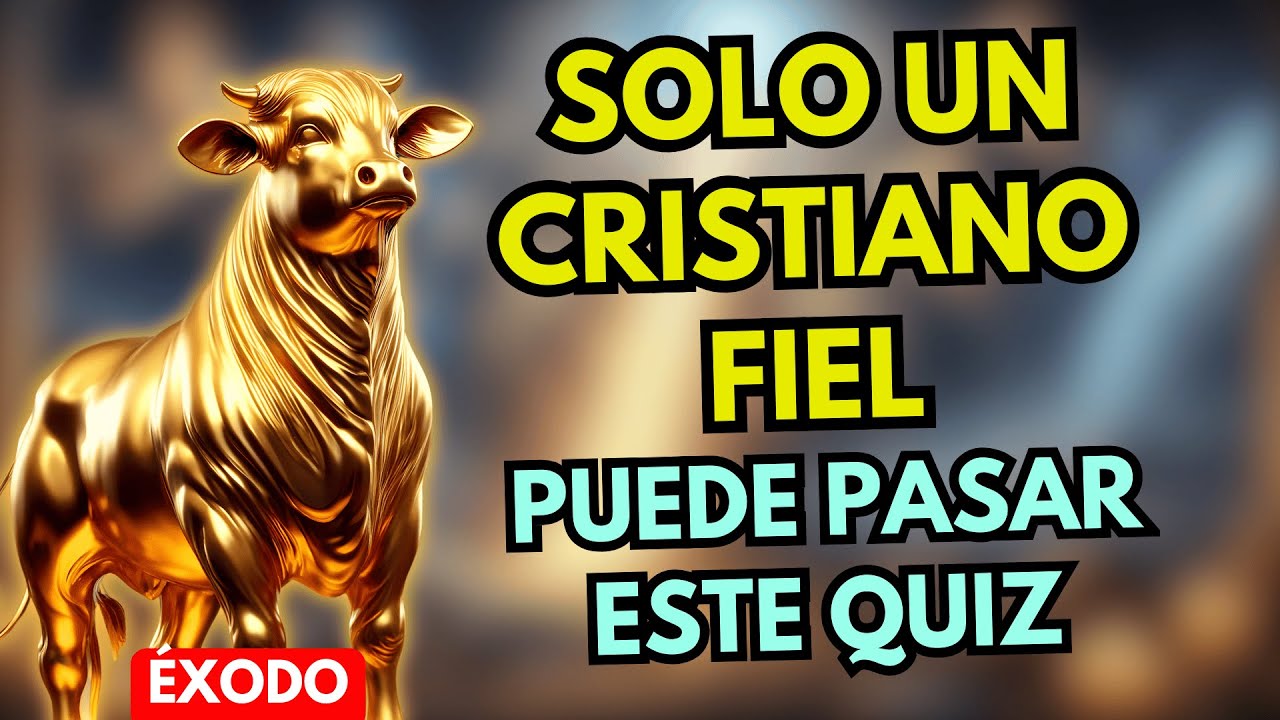 🔥¡Solo los Expertos en la Biblia Aciertan! 25 Preguntas Difíciles del Libro de Éxodo😱✨¦ Quiz Bíblico