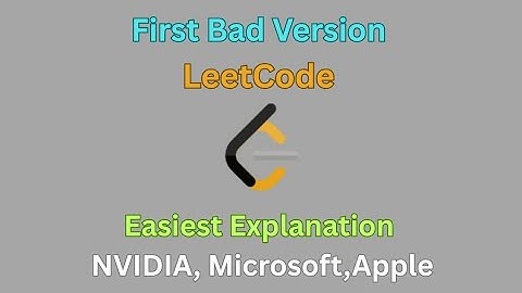 First Bad Version|LeetCode|Binary Search|Easiest Explanation.