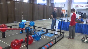Attempt at running the Programming Skills at 2013 VEX Maryland Regionals