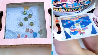 How to Make Glass Balls Maze Handmade Kraft Paper Game for Kids