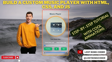 Build a Custom Music Player with HTML, CSS, and JS [ Step-by-Step Tutorial ]