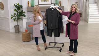 Barefoot Dreams Luxe Milk Jersey Short Sleeve Piped Pajama Set on QVC