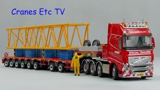 Tonkin Volvo FH + Nooteboom Multi-PX 6+2 Trailer by Cranes Etc TV screenshot 2