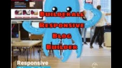 How to build a responsive blog site with builderall