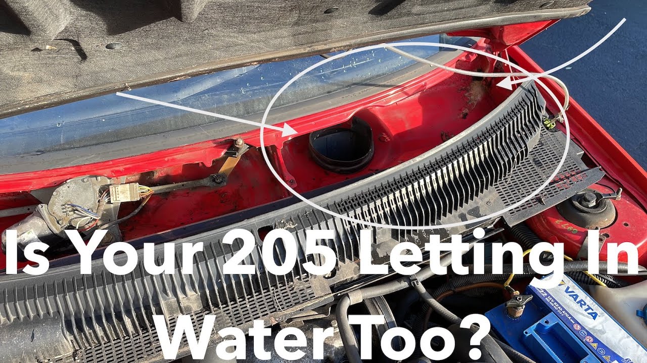 So I Bought A Peugeot 205 Diesel - Finding And Fixing Water Leaks