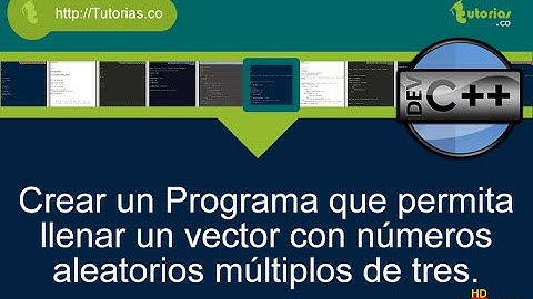 arrays -- visual C++ (vector con multiplos de tres)