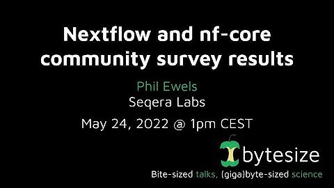 nf-core/bytesize: nextflow and nf-core community survey results