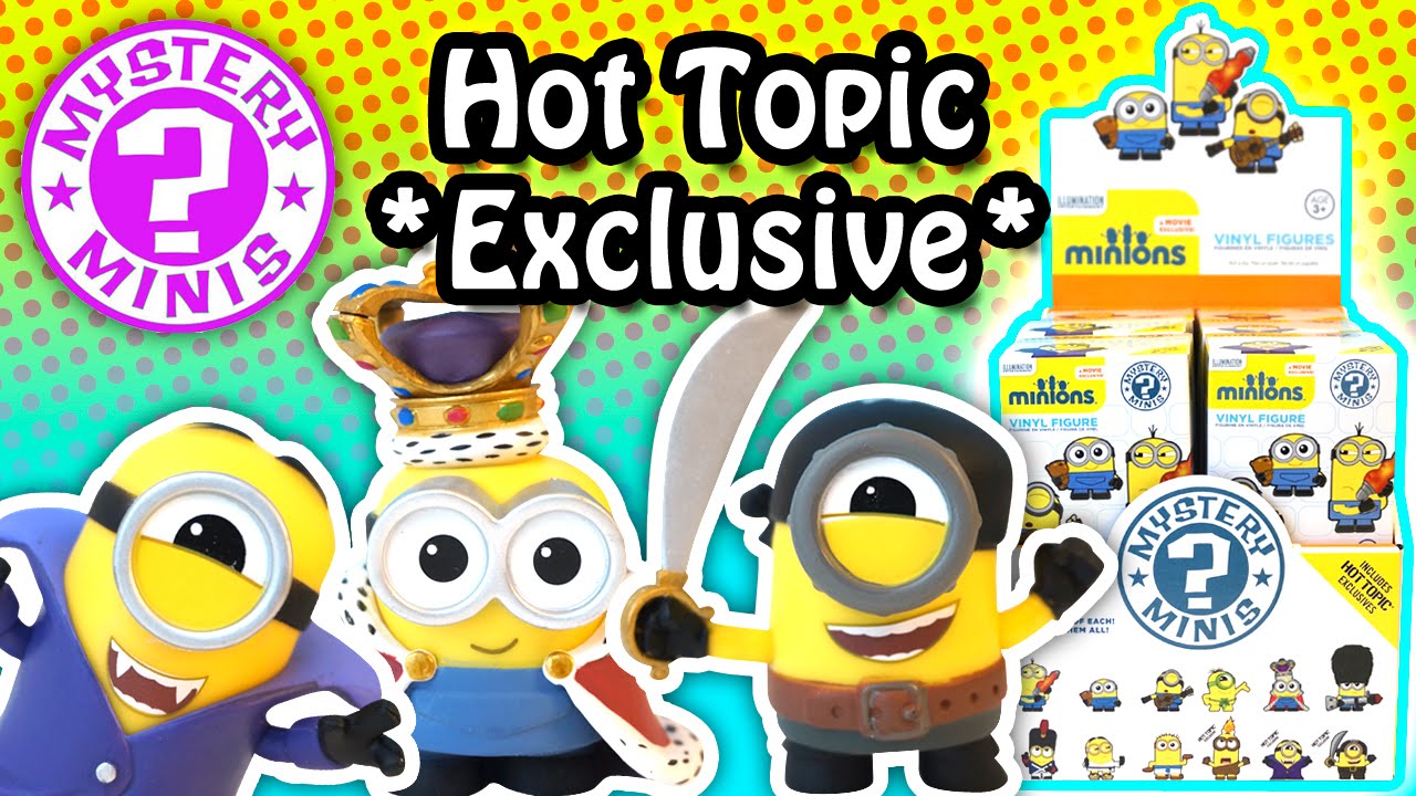 Minions Funko Mystery Minis Full Case Surprise Blind Box - Hot Topic Exclusives - 슈퍼배드 미니언
