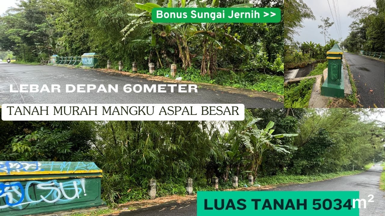 Jual Tanah Murah Jogja Dekat Ibarbo Park Bonus Sungai Jernih 15 Menit ke Mall SCH | SB EPS361