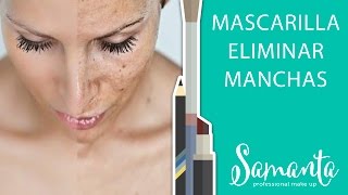 Piel en mascarilla manchas la