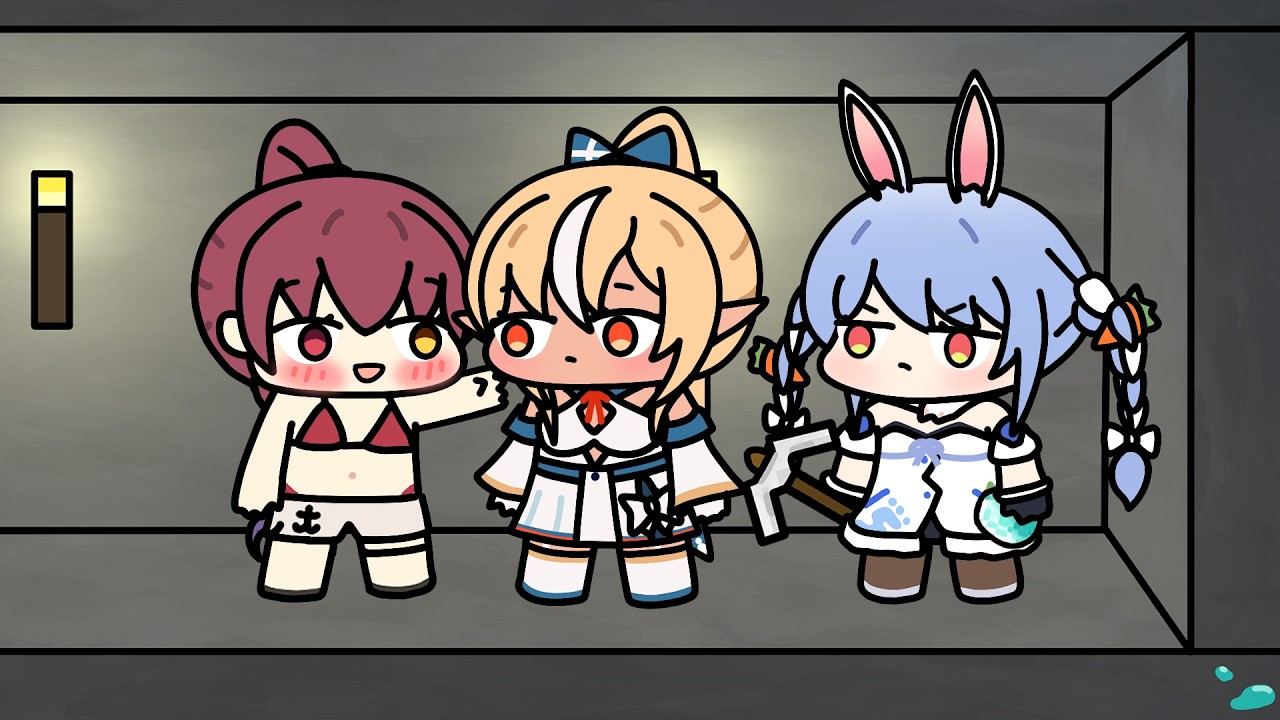 Marine and Her Beloved Flare【Hololive Animation｜Eng sub】