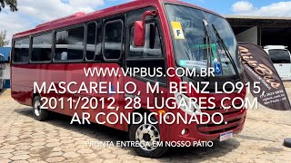Micro ônibus rodoviário Mascarello, M. Benz LO915, 11/12, ar condicionado. R$170.000,00 Vip Bus screenshot 3
