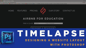 Website Layout Design (Timelapse) | LessonHop