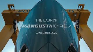 Mangusta 104 REV.6 | The launch | Mangusta Yachts