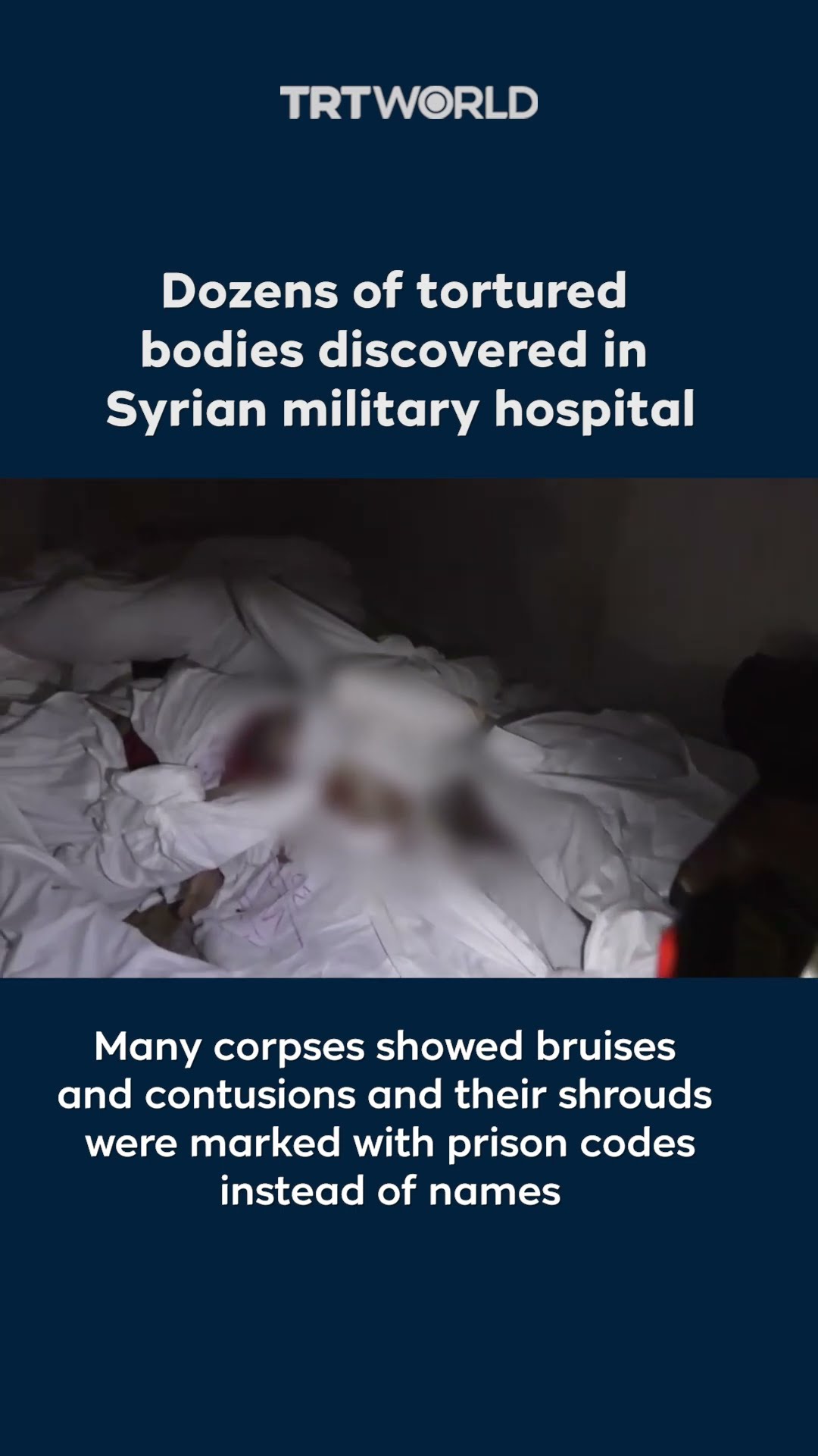 Dozens of tortured bodies discovered in Damascus hospital