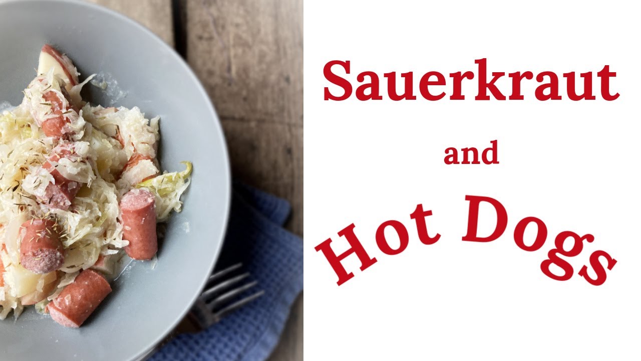 Sauerkraut and Hot Dogs in a Crockpot YouTube