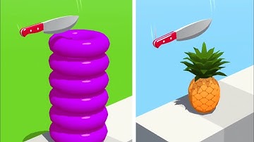 Slice It All Gameplay! Satisfying and Relaxing ASMR Slicing Video