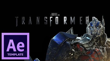 Transformers 4 Title Sequence Template for After Effects FREE - RAREVFX HD