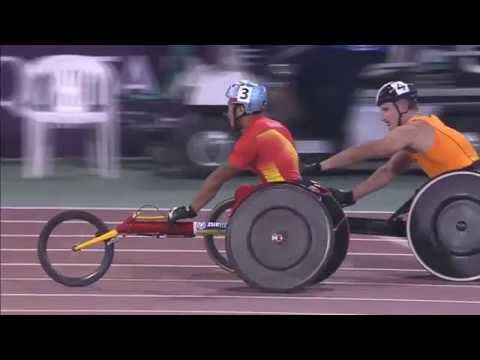 Men's 100m T54 | final |  2015 IPC Athletics World Championships Doha