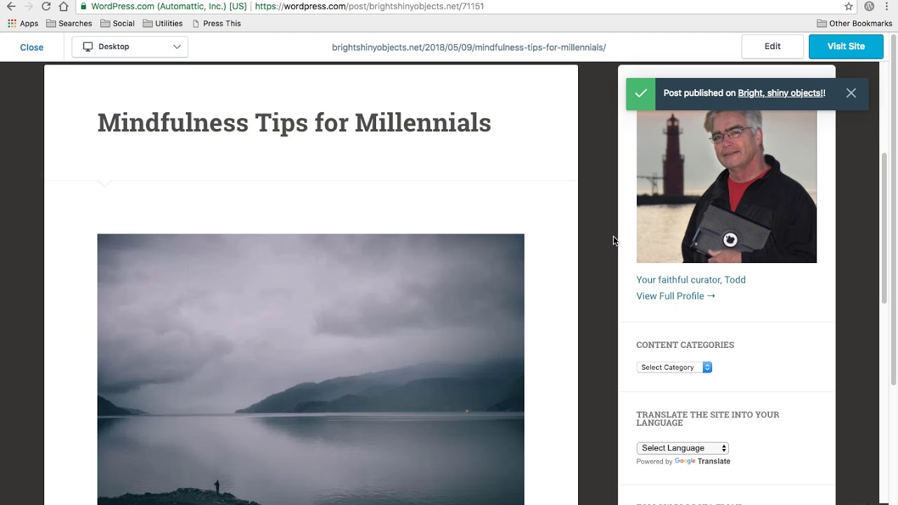 How to use the Wordpress Reader - YouTube