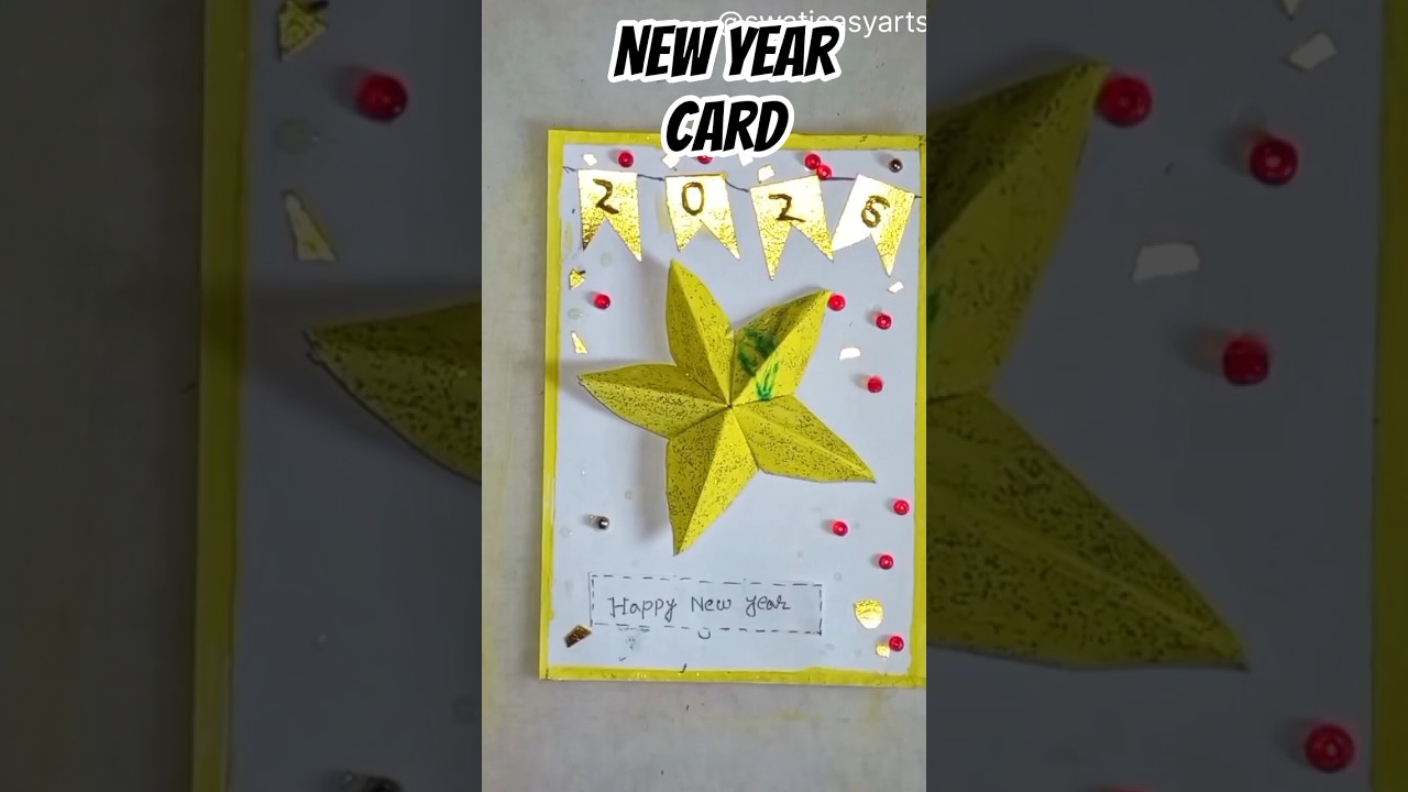 DIY New Year Card 😍💖 