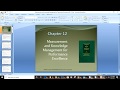 Chapter 12 measurement and knowledge management 1