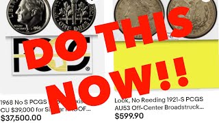 **DO THIS NOW IF YOU SELL COINS ON EBAY!!** Seller Has Rich Priced Coins Found In Circulation!