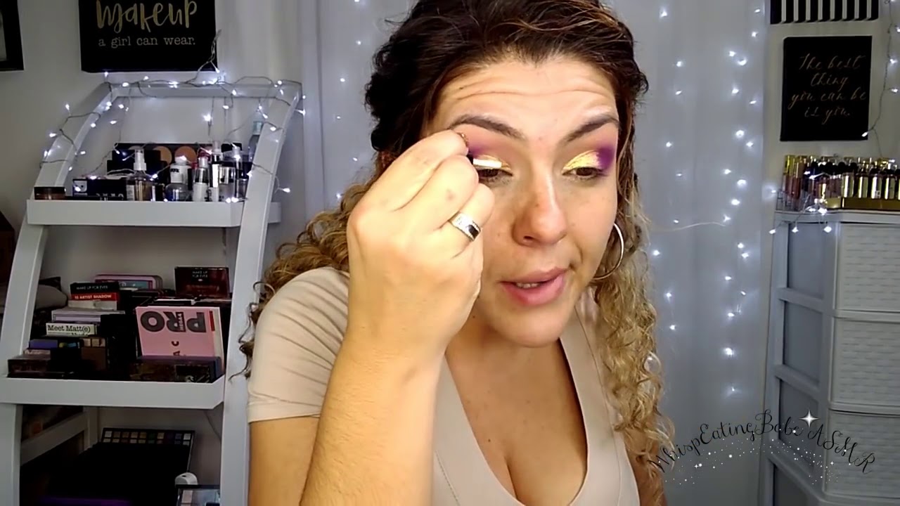 Asmr Doing My Makeup Chewing Gum No Talking Youtube