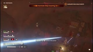 HELLDIVERS 2 Tesla Tower vs Illuminate INSANE KILLSTReAk!