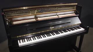 Steinway Boston UP-118 II 46 Studio Upright Piano Ebony Satin (B163089) @carusopianos
