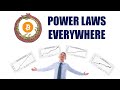 The bitcoin power law theory