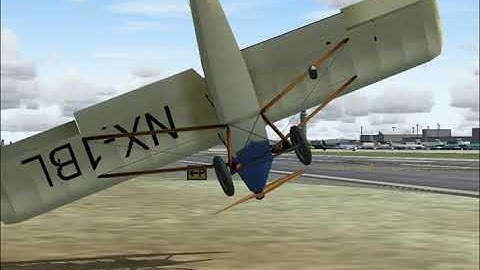 FS2004 Crashes: Nose Forward Landing