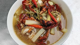 សម្លរម្ជូរខួរក្តាម \ Crab brain sour soup ??? \