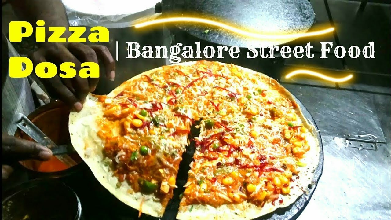 Yummy !! drooling !! Pizza Dosa @ 99 varieties of Dosa, Banaswadi, Bangalore | Indian Street Food