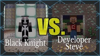 Black Knight VS. Developer Steve | Minecraft Skits