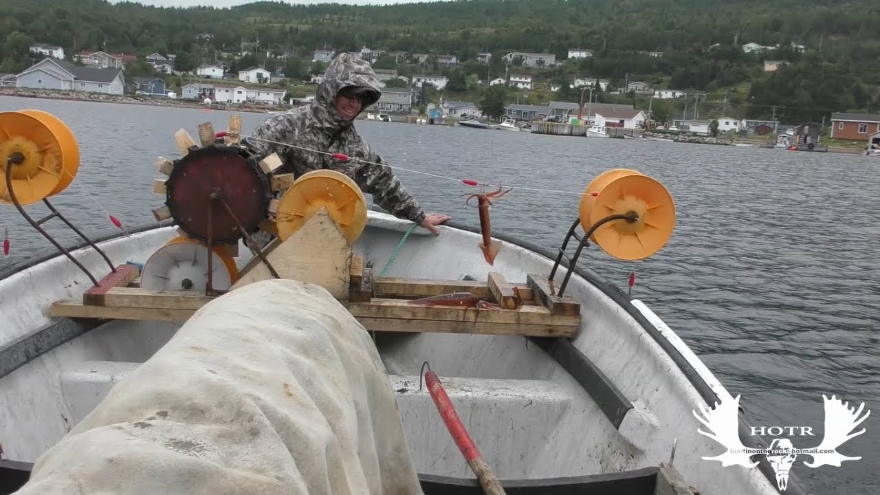 Newfoundland squid hauler.