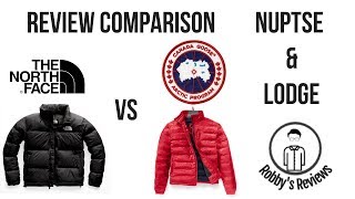$180 North Face Nuptse vs $525 Canada Goose Lodge Jacket