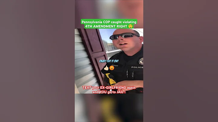Pennsylvania COP caught violating 4th AMENDMENT RIGHT