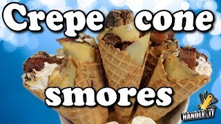 Crepe Cone S'mores - Handle it