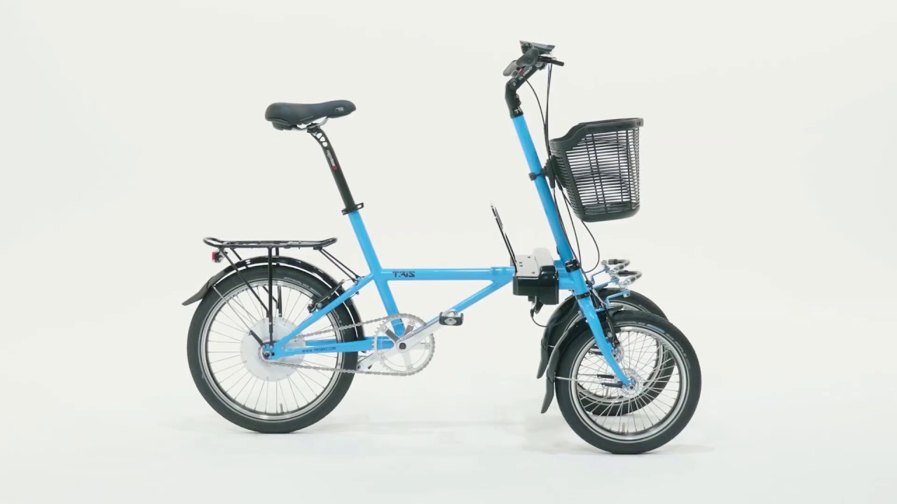 TRIS BIKE: the mini cargo leaning trike - YouTube