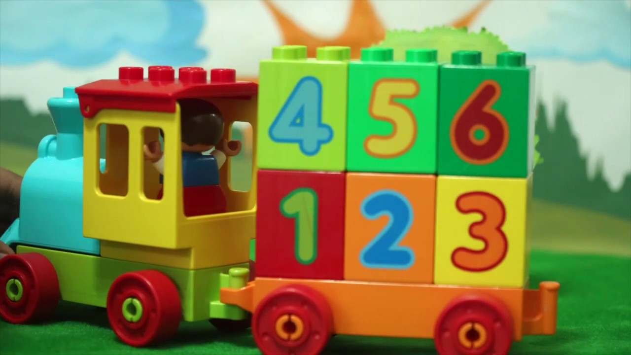 123 Numbers Train | Count 1 to 9 | ABC KiDS Learn - YouTube