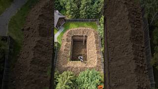 “Underground Bunker Build Timelapse in a Mountain Cabin Backyard” #survivall #construction