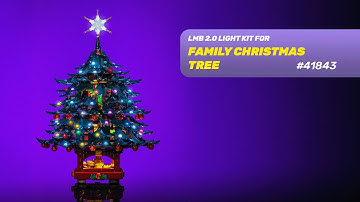 LIGHT MY BRICKS - Family Christmas Tree 41843